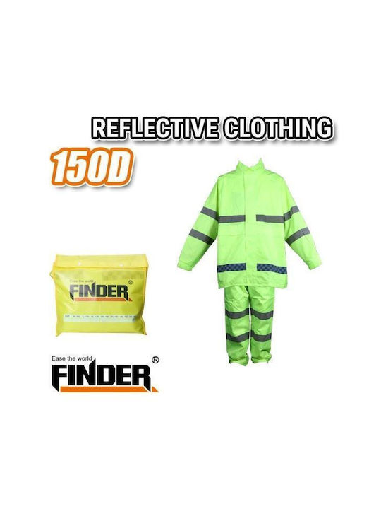 Finder Αδιάβροχο Ανδρικό Εργασίας Κίτρινο