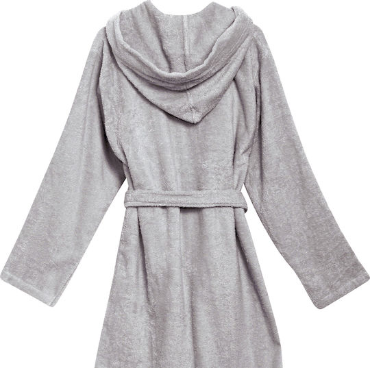 Das Home Kids Hooded Bathrobe Grey