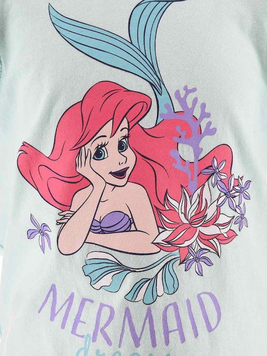 Superheroes Παιδική Πιτζάμα Καλοκαιρινή Μέντα Mermaid Dream