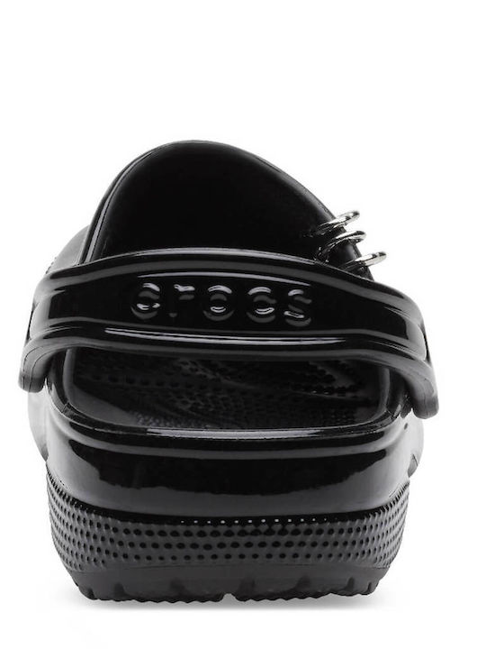 Crocs Classic Studded Дамски Клоги Черни