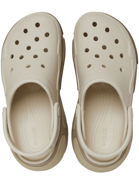 Crocs Bubble Crush Women’s Clogs Beige