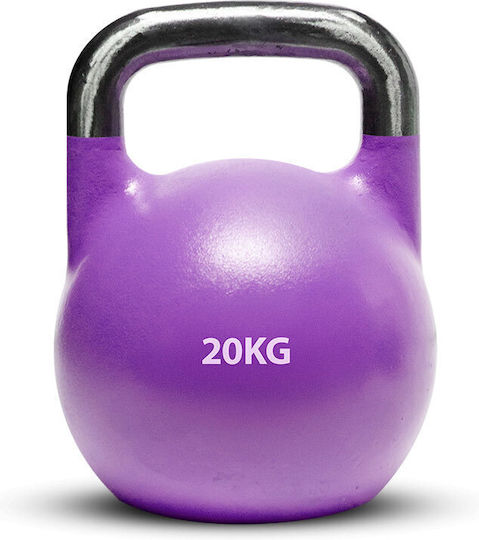 X-FIT TDB-1033 Kettlebell от Чугун 20кг Лилав