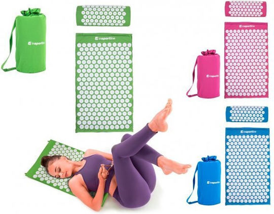 inSPORTline Exercise Mat Pink with Carry Strap (75x44x2cm)