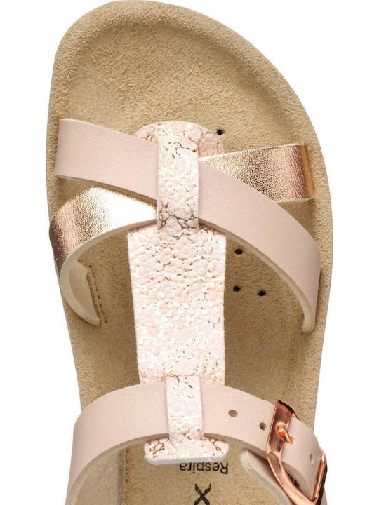 Kinder Sandalen COSTAREI Rose Gold