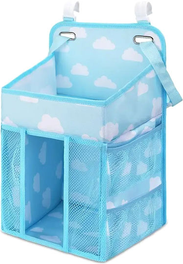 Bett Organizer Tecos Windeln Zubehör Weitere Essentials Babypflege 43x28x20cm Hängeoption Bett Blau