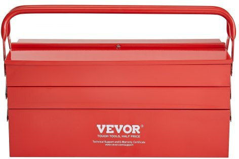 Vevor Handwerkzeugkasten Metallisch