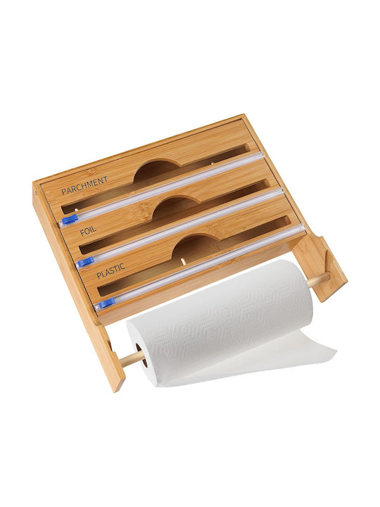 Suport pentru prosoape de hârtie Lemn Bej 31x11x11cm SUPORT4IN1