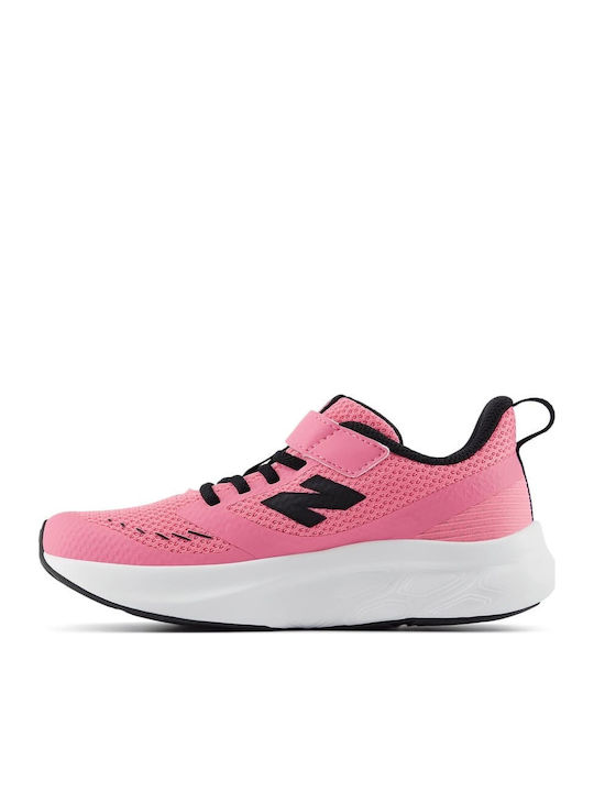 Kids Sneakers with Hoop & Loop Closure Pink
