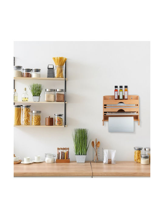 Suport pentru prosoape de hârtie Lemn Bej 31x11x11cm SUPORT4IN1
