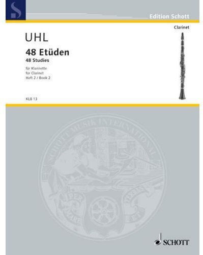 Uhl 48 Studies Clarinet Book 2