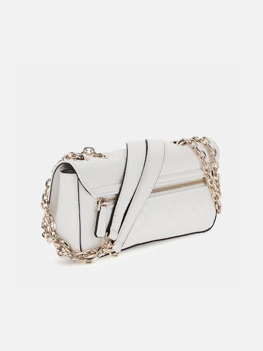 Guess 4g Logo Women's Bag Crossbody White