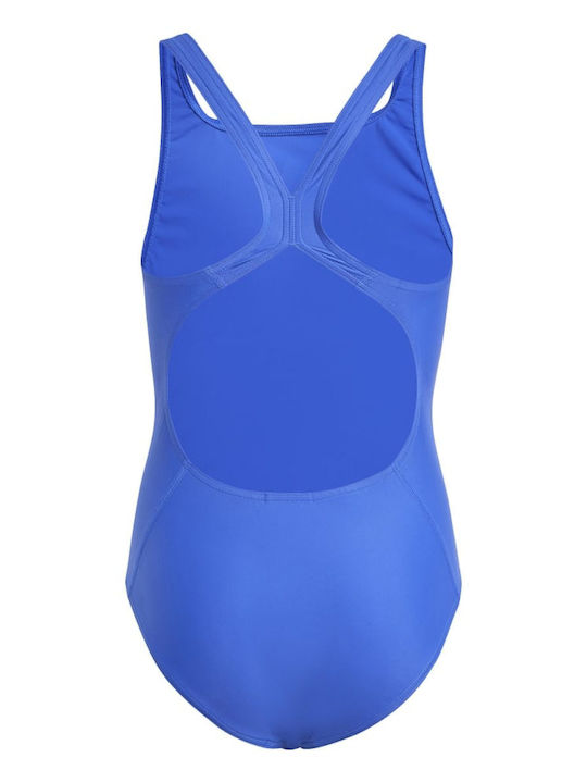 adidas Solid Kids Swimwear One-Piece Blue