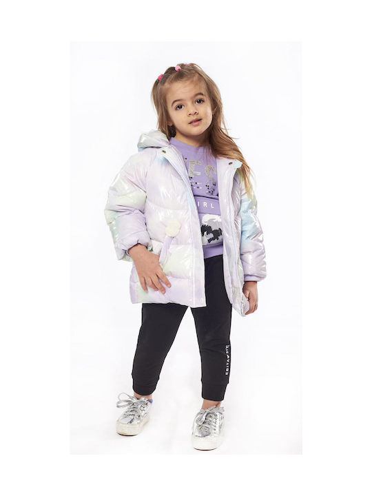 Evita Kids Casual Jacket with Lining & Hood Mint