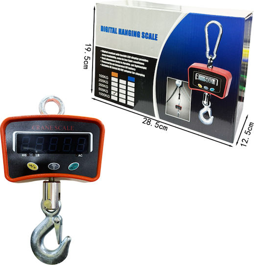 Digital Electronic Professional Hanging Scale with Weighing Capacity of 500kg