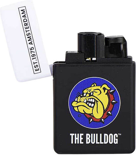 The Bulldog Amsterdam Brichetă Flacără Rezistent la vânt Icon (Black)