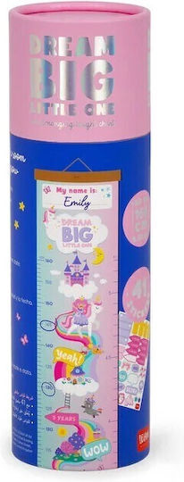 Legami Milano Kids Growth Height Chart Wall Sticker Multicolour
