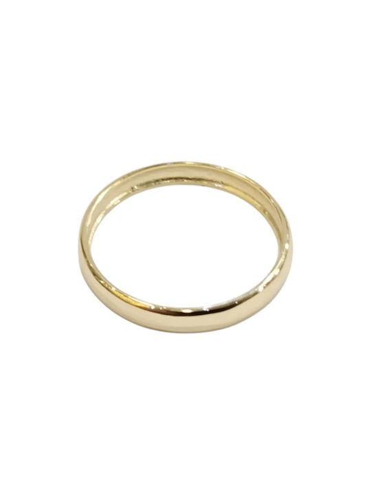 Prince Silvero Ring Small Wedding Band made of Silver Gold Plated