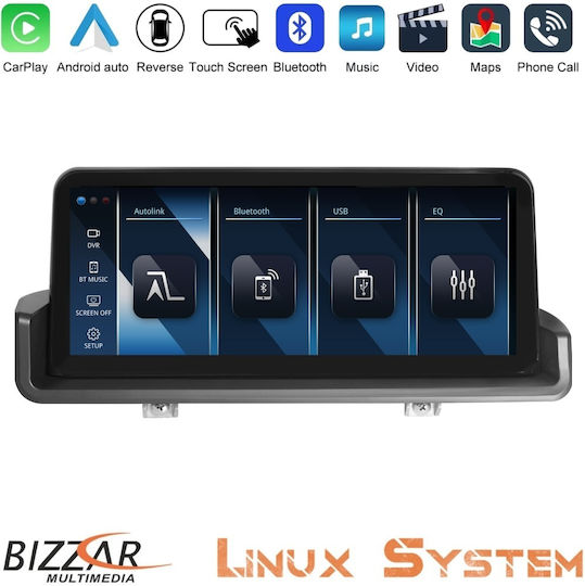 Bizzar Monitor 10.25" for Car Dashboard BMW Series 3 / E90 with / / / / / / / /A/p/p/l/e/ /C/a/r/P/l/a/y/
