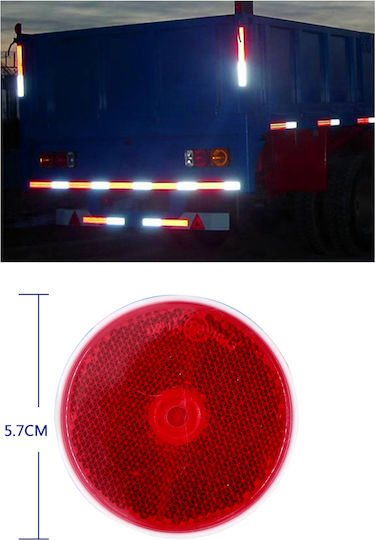 Maxeed Car Reflectors Red 57mm 24635