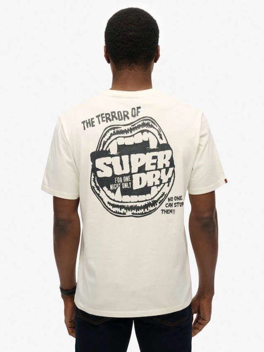 Superdry Graphic Тениска Бял