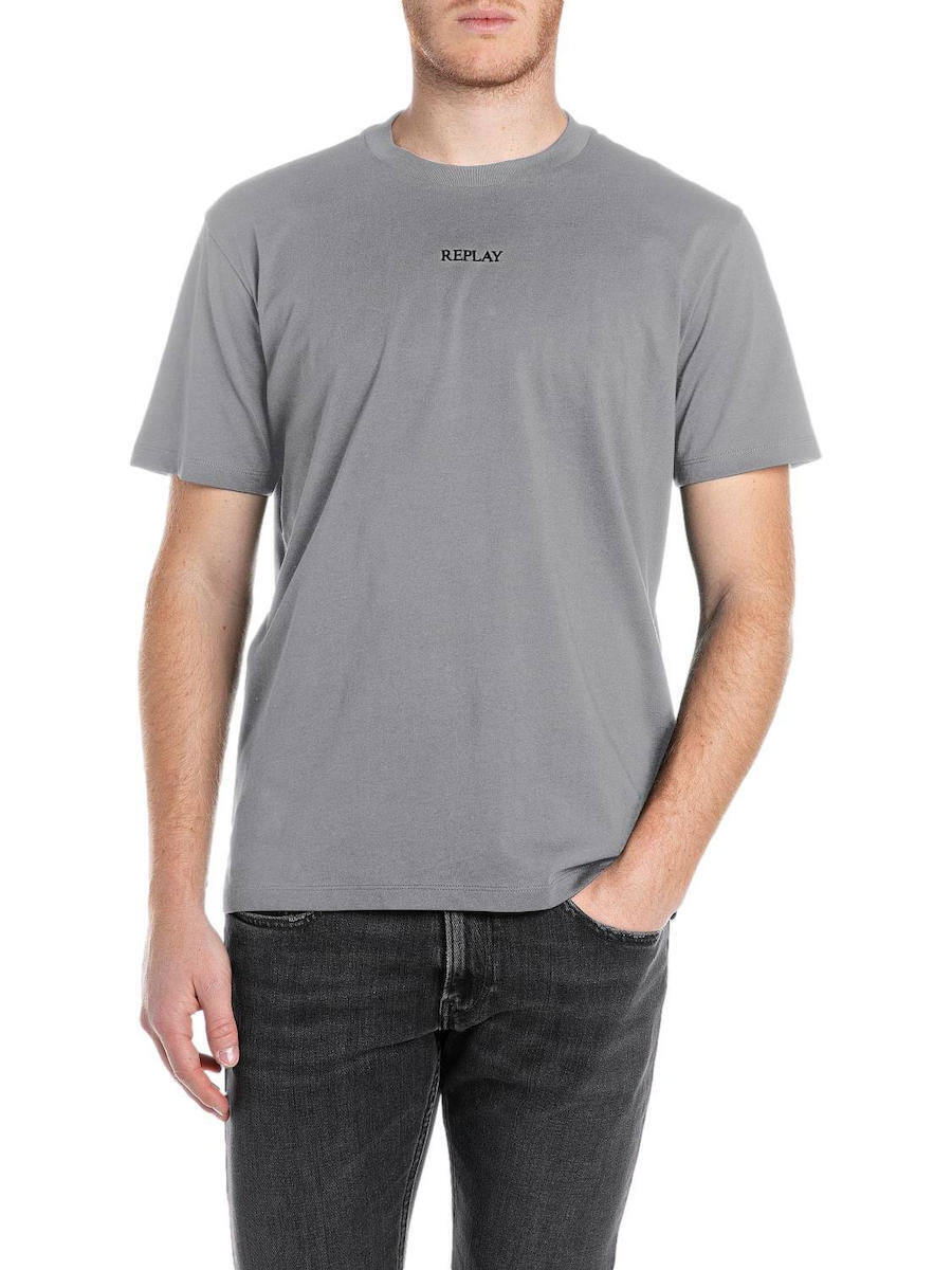 Replay Jersey T-shirt Anthracite M3098.000.2660-093 | Skroutz.eu