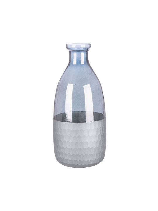 ArteLibre Διακοσμητικό Βάζο Glas Canus Gray 10x10x24cm 1Stück
