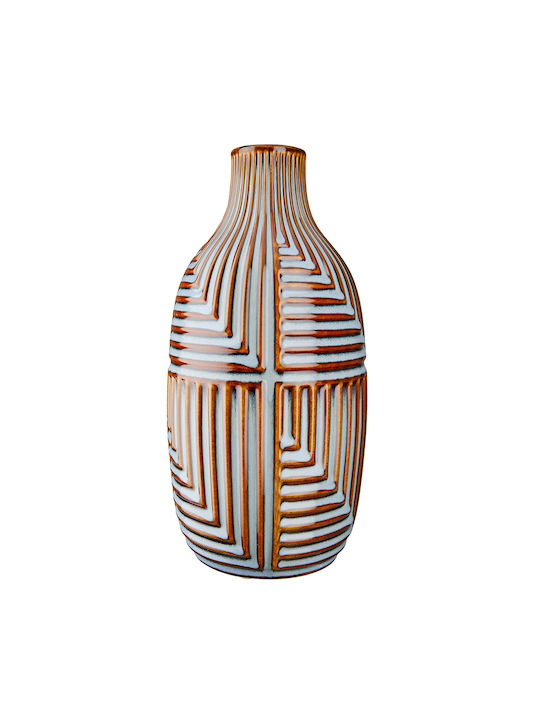 ArteLibre Decorative Vase Batista Blue 14x14x28cm