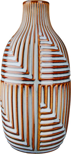 ArteLibre Βάζο Κεραμικό Batista Μπλε Φ14xΥ28cm