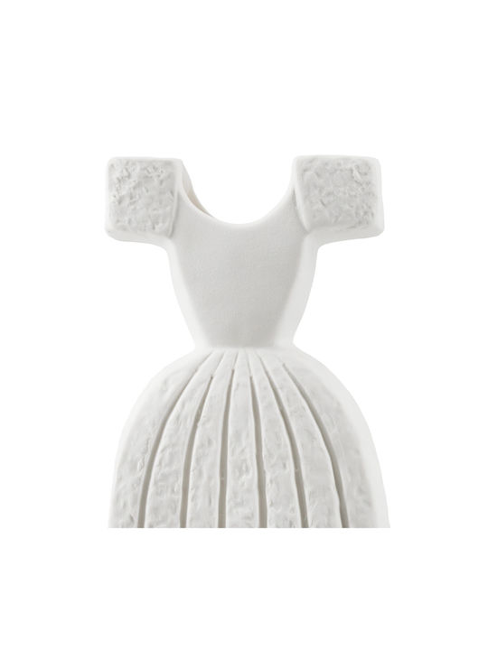 ArteLibre Decorative Vase Bridal Couple White 12x6x25cm