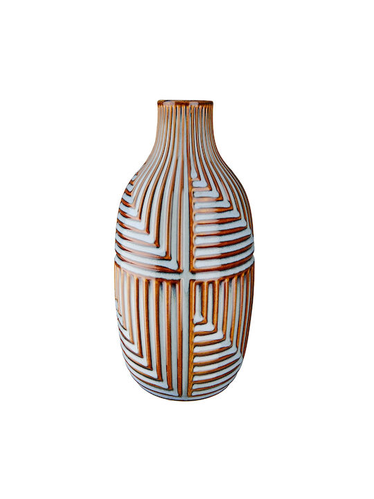 ArteLibre Decorative Vase Batista Blue 14x14x28cm