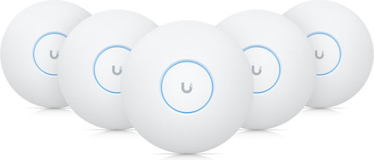 Ubiquiti UniFi U7 Pro Точка за достъп Wi-Fi 7 Двулентов (2.4 и 5GHz) в Комплект за петици Бял