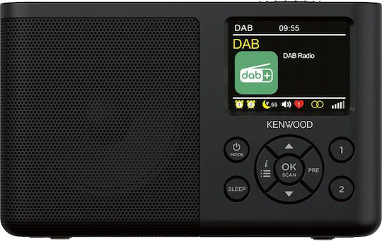 Kenwood CR-M33DAB Cu baterie DAB+ cu Bluetooth Negru