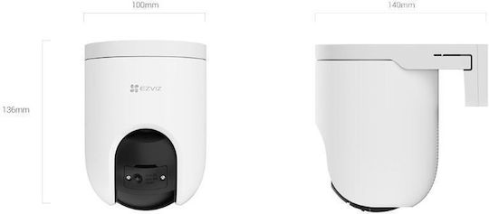 Ezviz CS-H8C PoE 2K IP Surveillance Camera Full HD+ 3MP Waterproof with Two-Way Communication and Lens 4mm