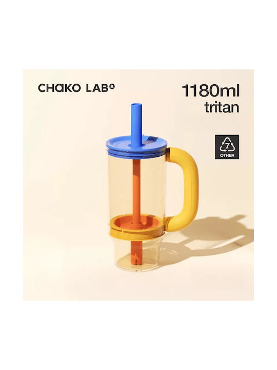 Thermos Wasserflasche 1100ml Orange