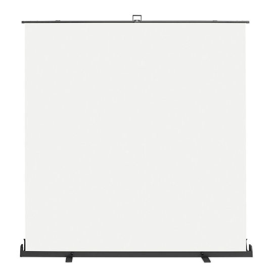 Walimex Roll-up Панел Фотографско Фон Текстилен 210x220см Бял