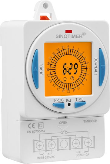 Digitales Relais-Timer Sinotimer 250VAC/10A 50/60Hz TM6339H2-30D