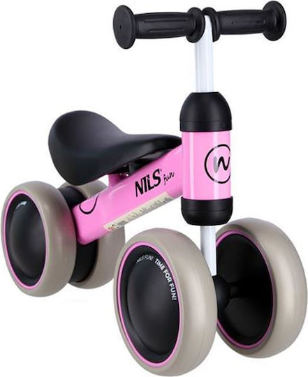 Nils Bicicletă de Echilibru pentru Copii Roz