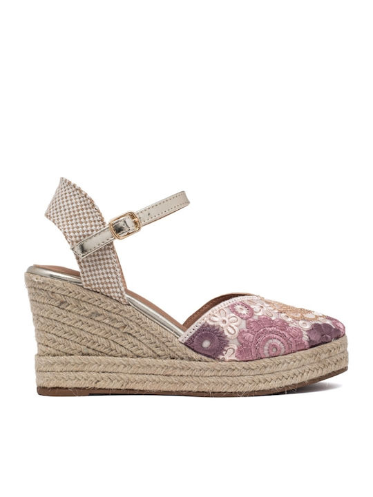 Women's Platform Espadrilles Pink