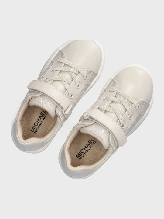 Vanilla Kids Sneakers with Scratch Beige