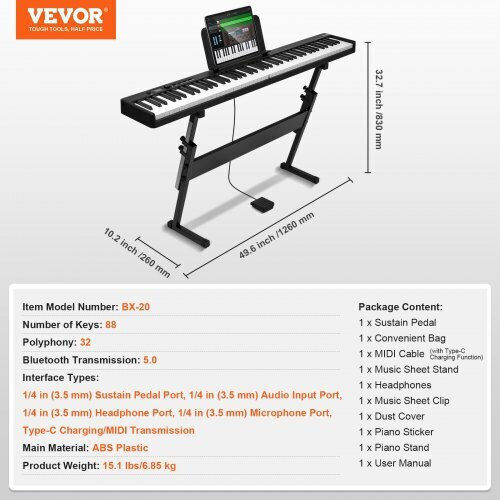 Vevor Piano