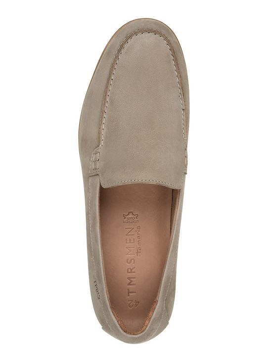 Men's Leather Moccasins Beige