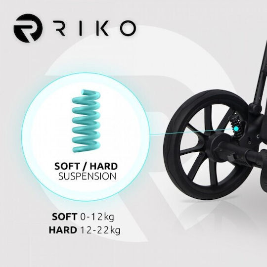 Riko Velar Up Adjustable 2 in 1 Baby Stroller Suitable for Newborn Lava 05 9.2kg