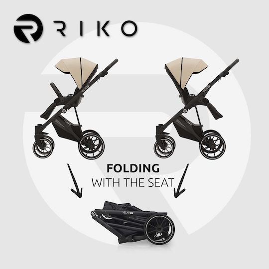 Riko Velar Up Adjustable 2 in 1 Baby Stroller Suitable for Newborn Lava 05 9.2kg