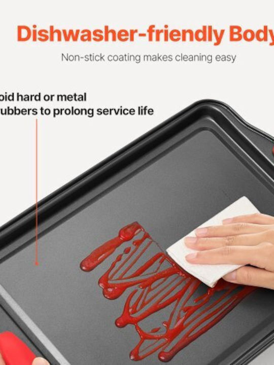 Vevor Baking Pan from Stainless Steel with Non-Stick Coating 10 Pieces