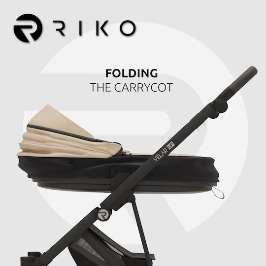 Riko Velar Up Adjustable 2 in 1 Baby Stroller Suitable for Newborn Nude 01 9.2kg