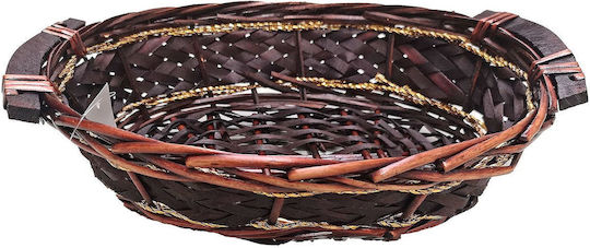 Bunny's Osterkorb Häschen Korbweide 9x33x25cm