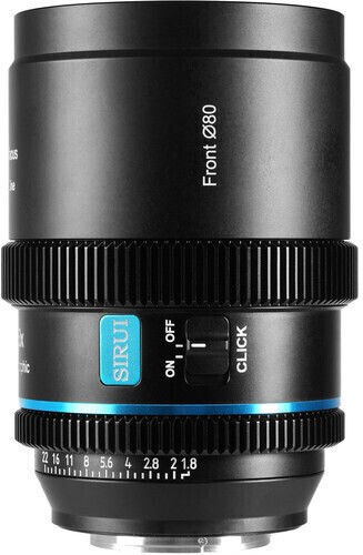 Sirui Φωτογραφικός Φακός T1.8 1.33X S35 Σταθερός για Sony E Mount Μαύρος
