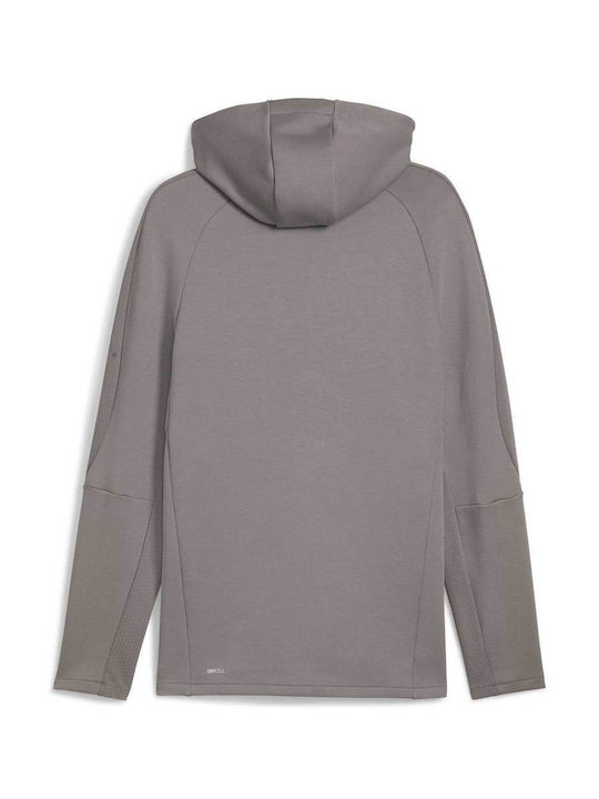 Evostripe Ζακέτα με Κουκούλα Grey