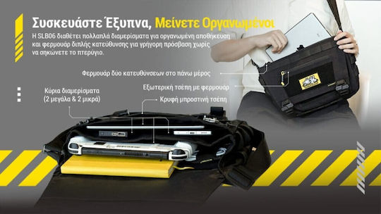 NiteCore Militärische Tasche Umhängetaschen aus Cordura Schwarz 7Es