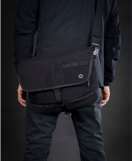 Consul Side Messenger Στρατιωτικό Τσαντάκι Ώμου από Cordura Μαύρο 13.4lt K16111-01